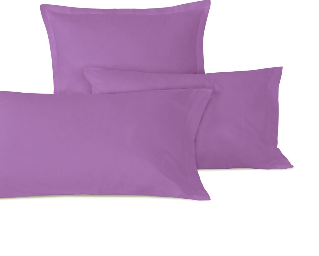 Basic Kissenbezug Lila 80x80 cm 100% Baumwolle Hergestellt in Europa
