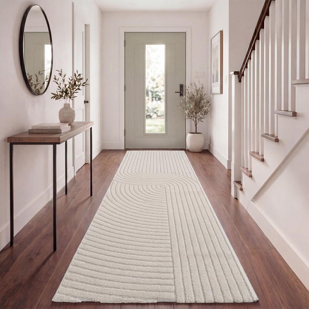 Paco Home Teppich Wohnzimmer Kurzflor Skandi Japandi Boho Produktbild 