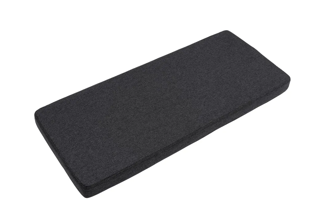 Coussin de banc 80x33cm Betty gris - Tissu robuste et haute densité