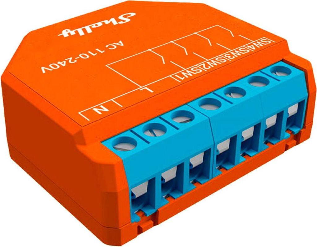 Module d'automatisation Shelly Plus i4 Wi-Fi Orange Image du produit 