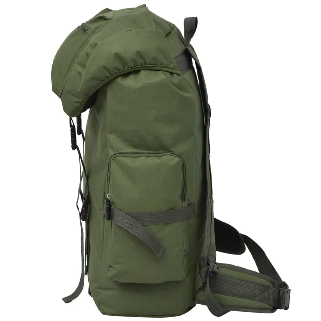 Sac à dos de l'armée 65 L vert avec sangles confort et dos aéré - 4