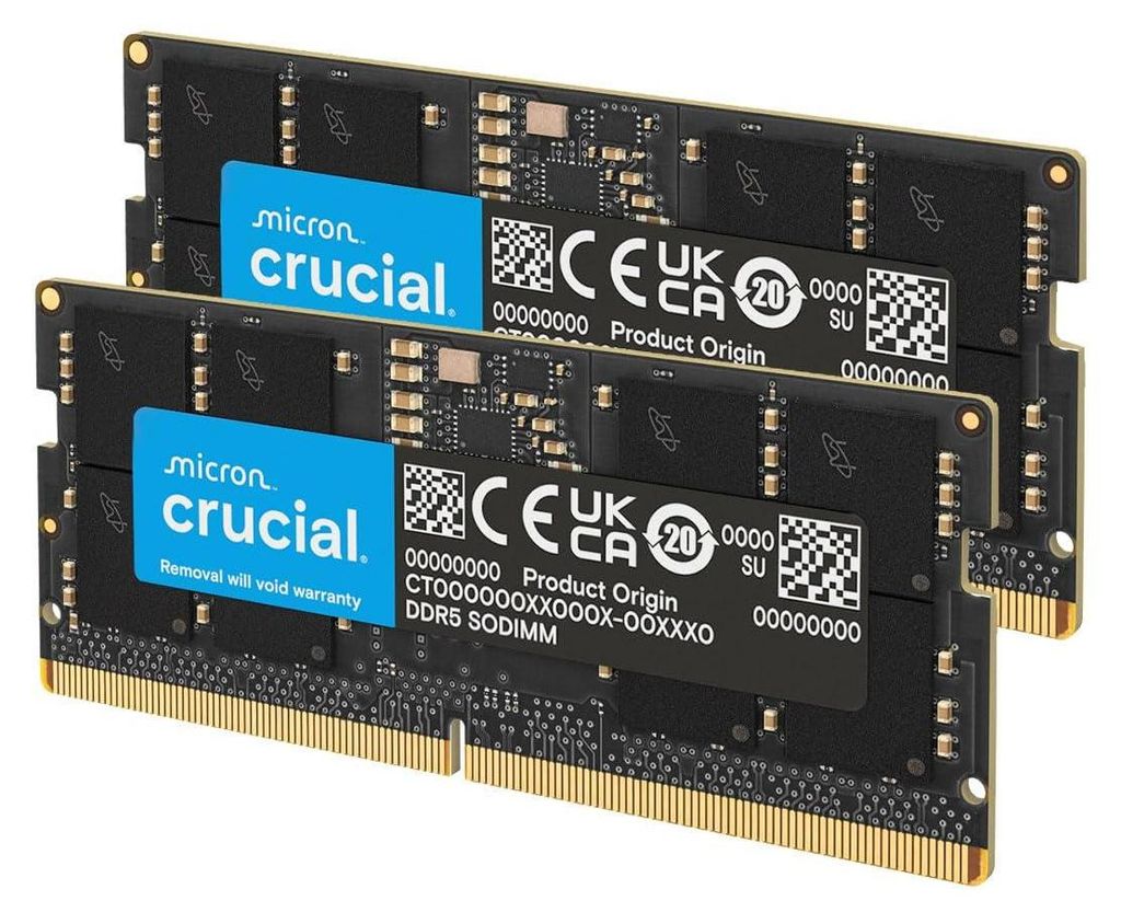 Kit RAM DDR5 Crucial da 32 GB (2x16 GB) 4800 MHz - Immagine del prodotto 