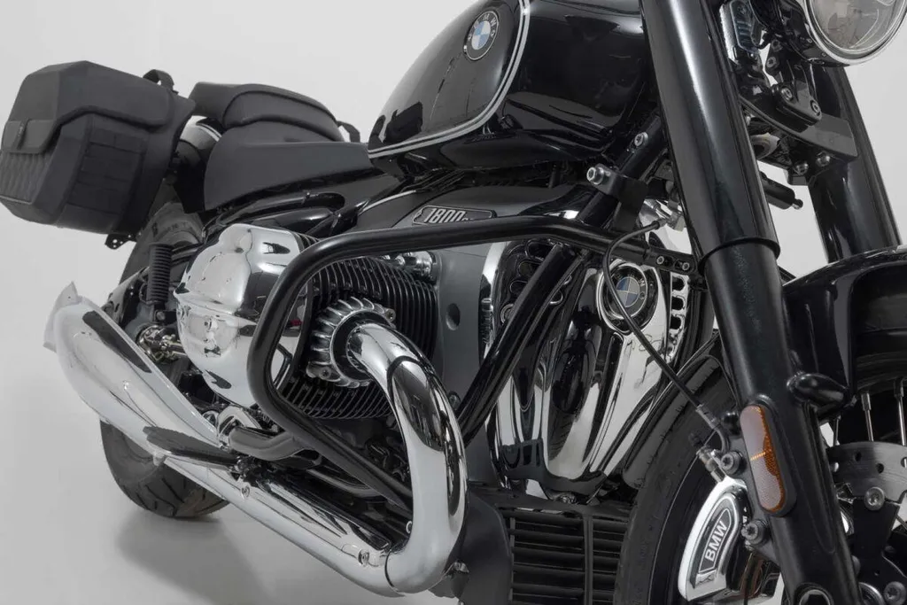 SW-Motech Arceaux de sécurité robustes en acier noir pour moto Trail