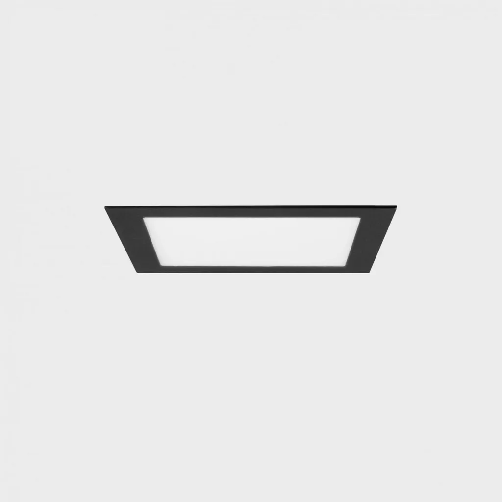 Luminaire Encastré DALI KOHL DISC SQ Noir 8W CRI80 Blanc Chaud