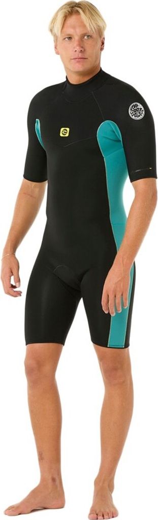 Rip Curl Dawn Patrol Spring 22 Shorty Mit Reißverschluss Hinten Schwarz L Schwarz L