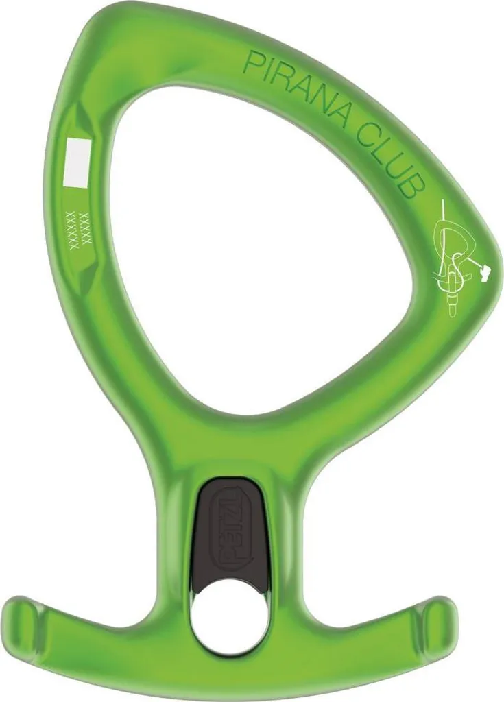 Petzl Pirana Club Vert : Descendeur de Canyon pour l'Encadrement - D005AA01