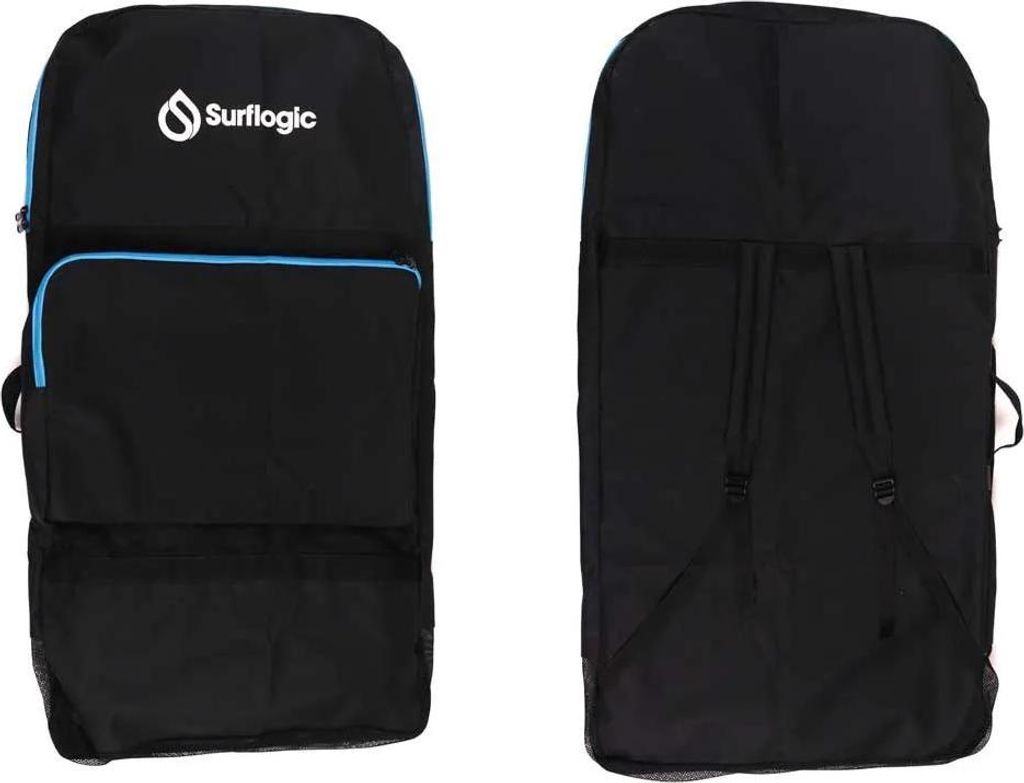 Surflogic Bodyboard Surfbrett-hülle Schwarz Schwarz One Size