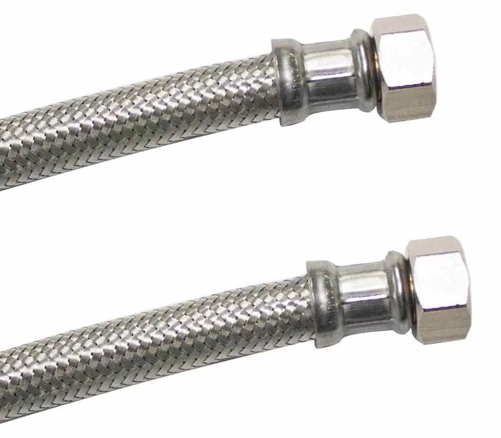 Tubo Flessibile in Acciaio Inox 3/4, DN13, 800mm,  DVGW per Immagine del prodotto 