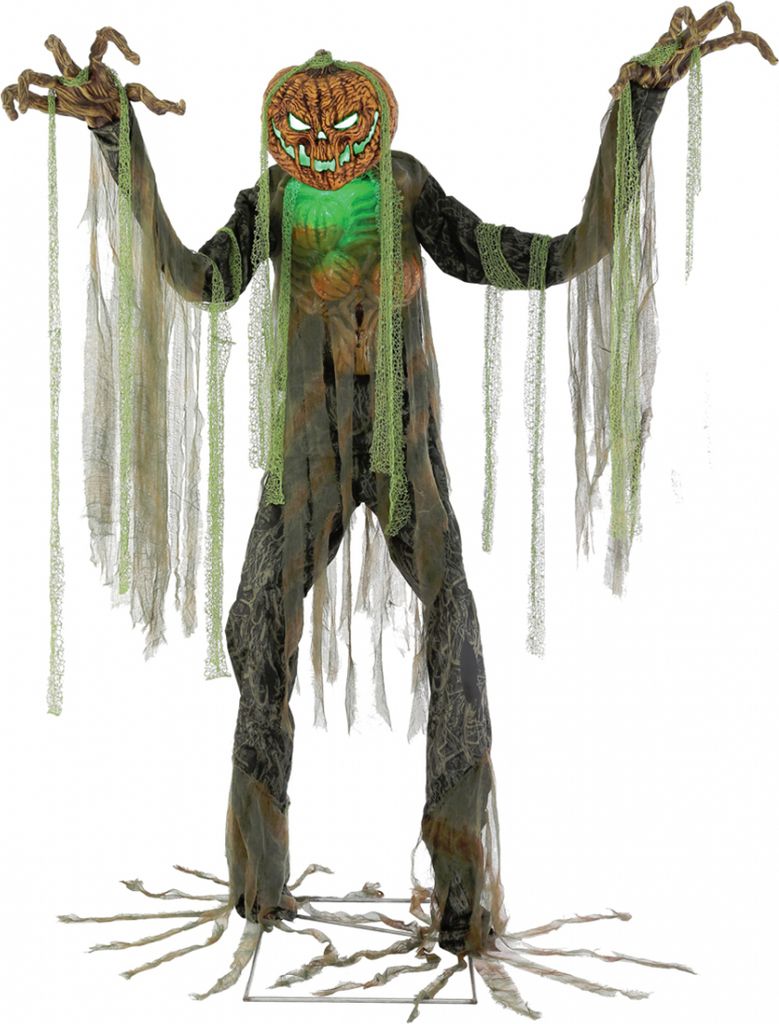 Riesiger Evil Pumpkin Animatronic als schaurige Halloween Dekoration