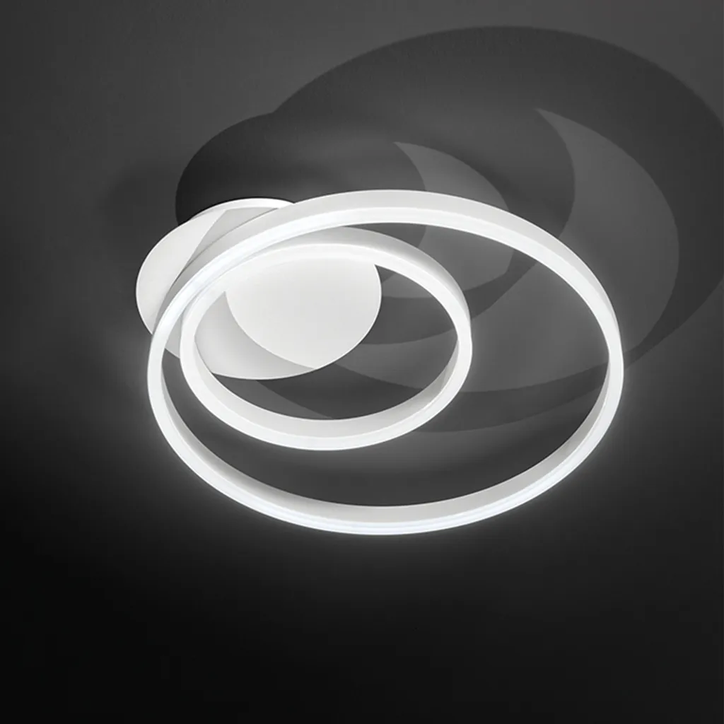 Plafonnier LED puissant 3360lm blanc évite l'éblouissement design CCT