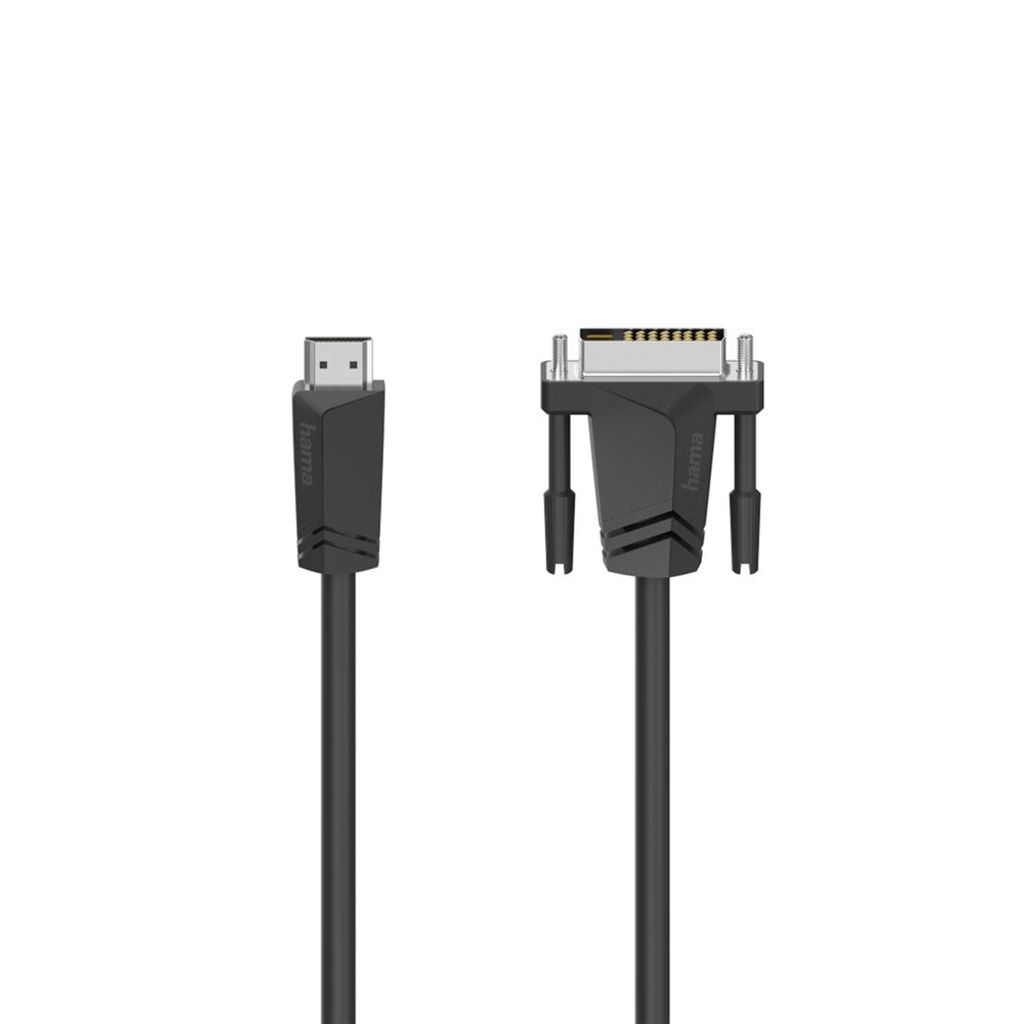 Hama 00205018, 1,5 m, HDMI Typ A (Standard), DVI-D, Männlich, Männlich, Gerade