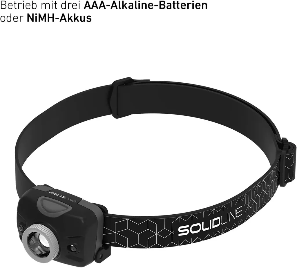 Lampe Frontale LED Solidline SH2 - Éclairage de Travail et Randonnée