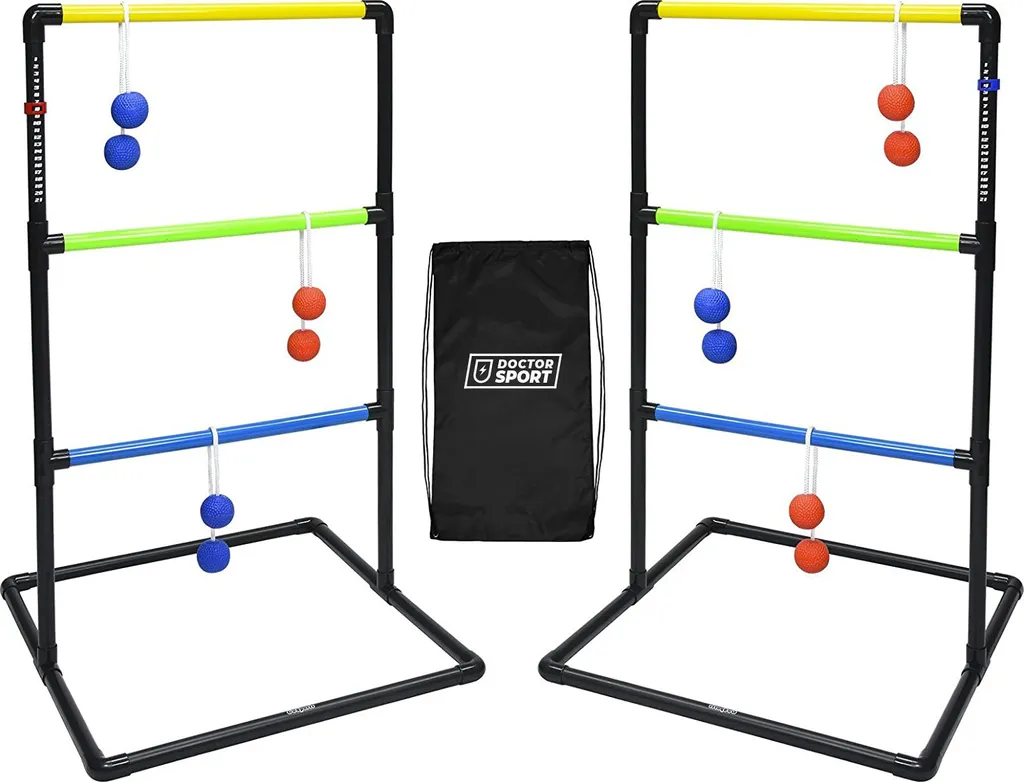 Jeu de golf double échelle avec 8 bean bags et sac de transport pratique