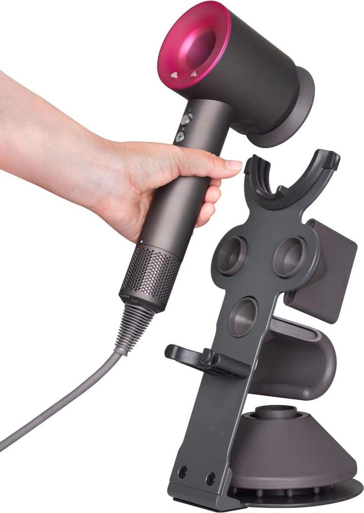 Für Dyson Supersonic Hair Dryer Desktop Holder Stand mit Cable Organizer Schwarz