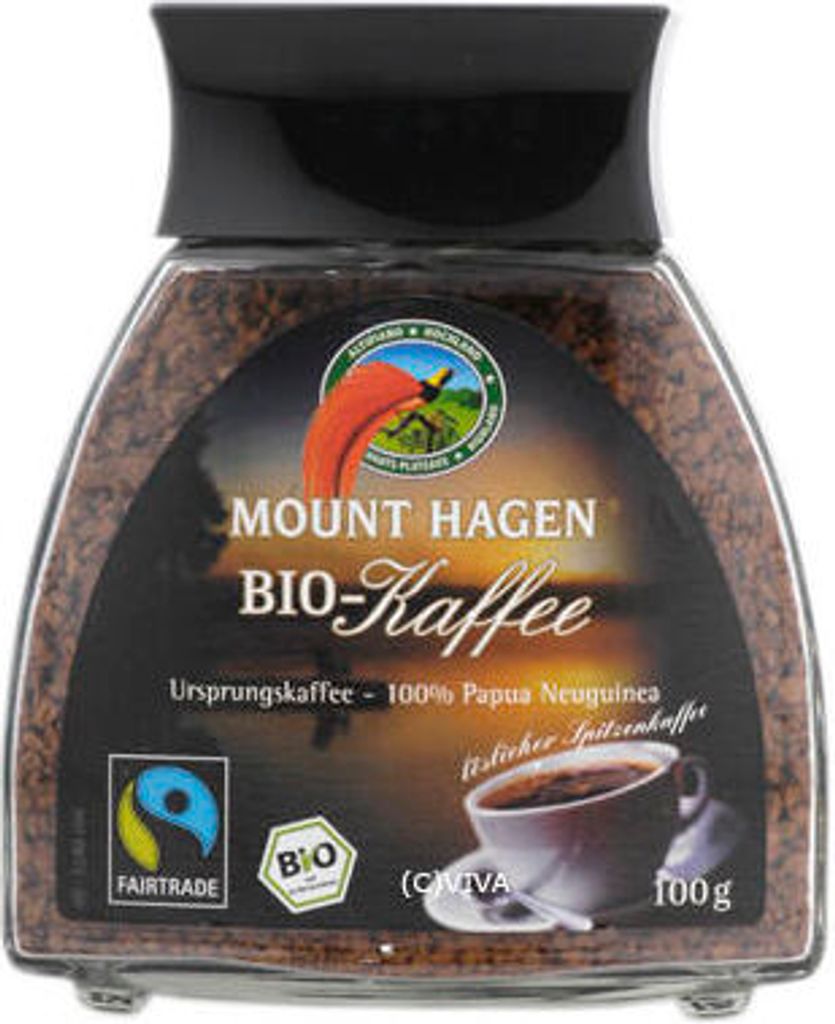 Mount Hagen Bio Single Origin Instant Kaffee 100g Produktbild 