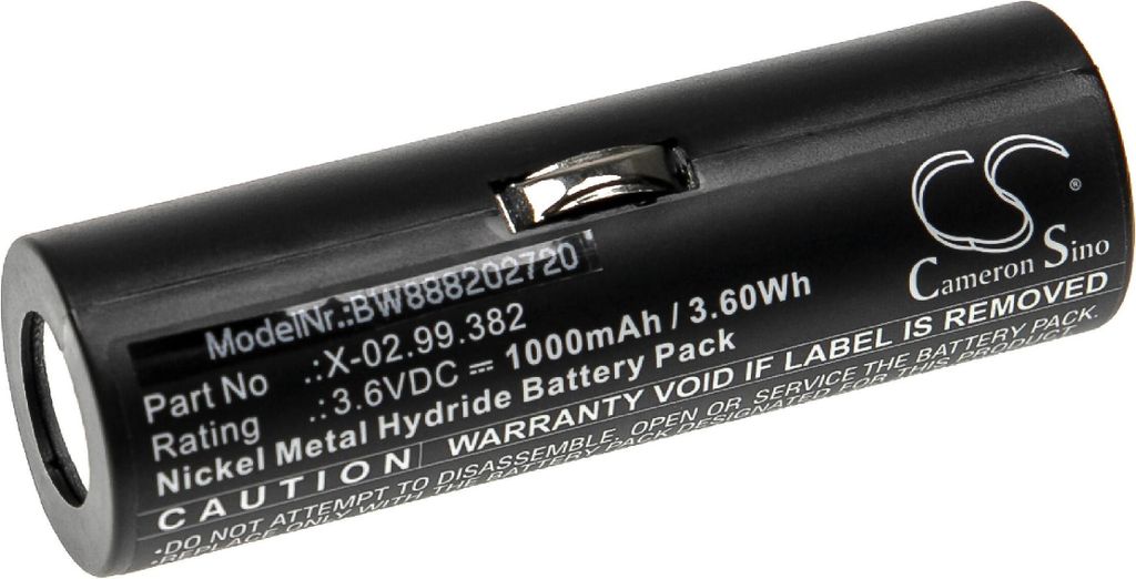 vhbw Akku kompatibel mit Heine Short F.O. Laryngoscope Handle, Beta Handles, Beta 200 S, Beta 200 Medizintechnik (1000 mAh, 3,6 V, NiMH)