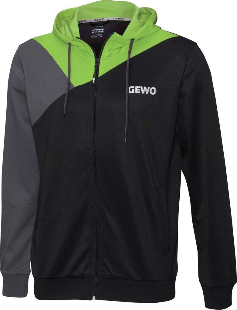 GEWO Hoodie Toledo schwarz/lime XXS