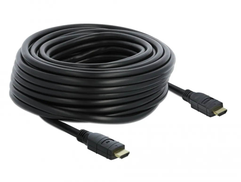 Cavo HDMI Attivo Delock 20m 4K 60Hz - Trasmissione Segnale Senza Perdite