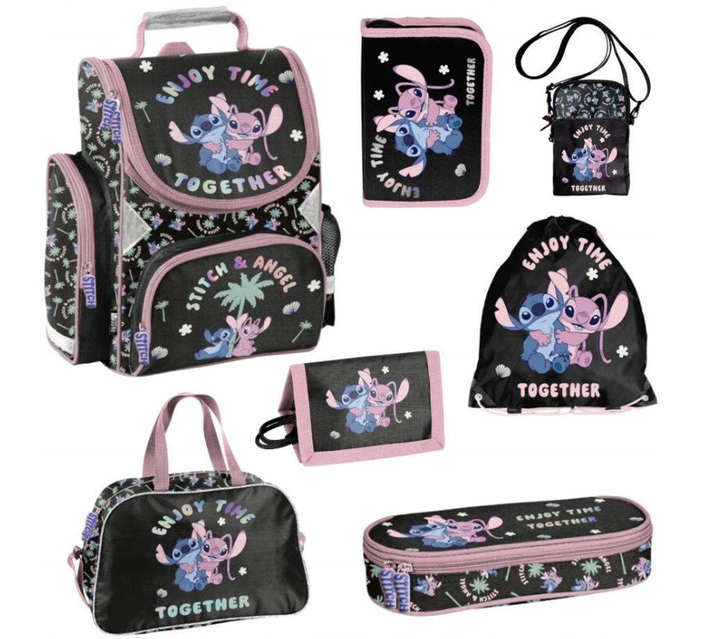 Rucksack Set Lilo und Stitch Disney DS25AA Paso 7-teiliges Schulset