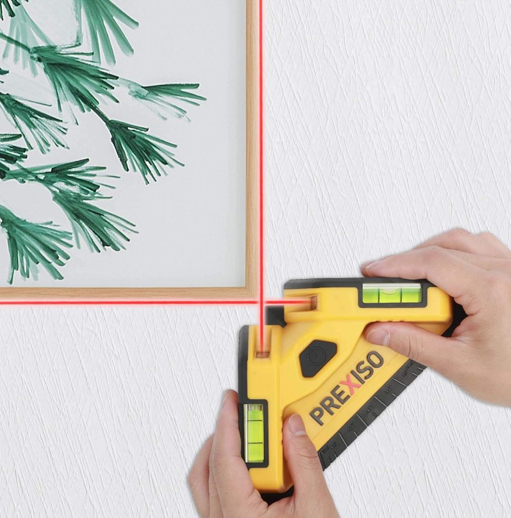 Equivera Laserwasserwaagen - Kreuzlinienlaser - selbstnivellierende Laserwasserwaage - Linienlaser