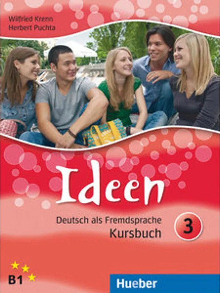 Livre d'Allemand Ideen 3 Kursbuch Manuel de l'Élève pour Niveau B1