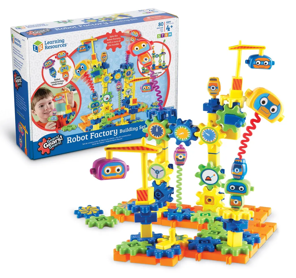 Learning Resources Gears Gears Gears Robot Factory - Jeu de Construction