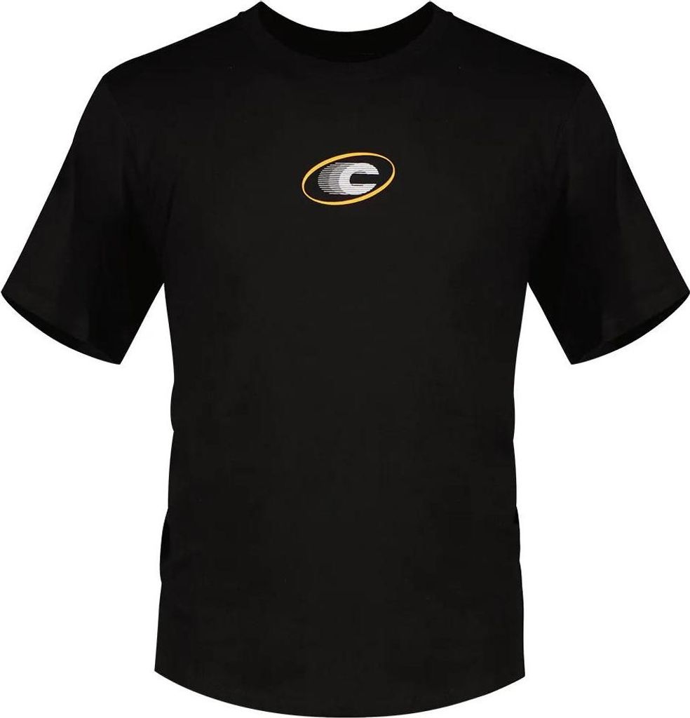 Jack & Jones Vibrant Back Kurzarm-t-shirt Schwarz M Herren Schwarz M