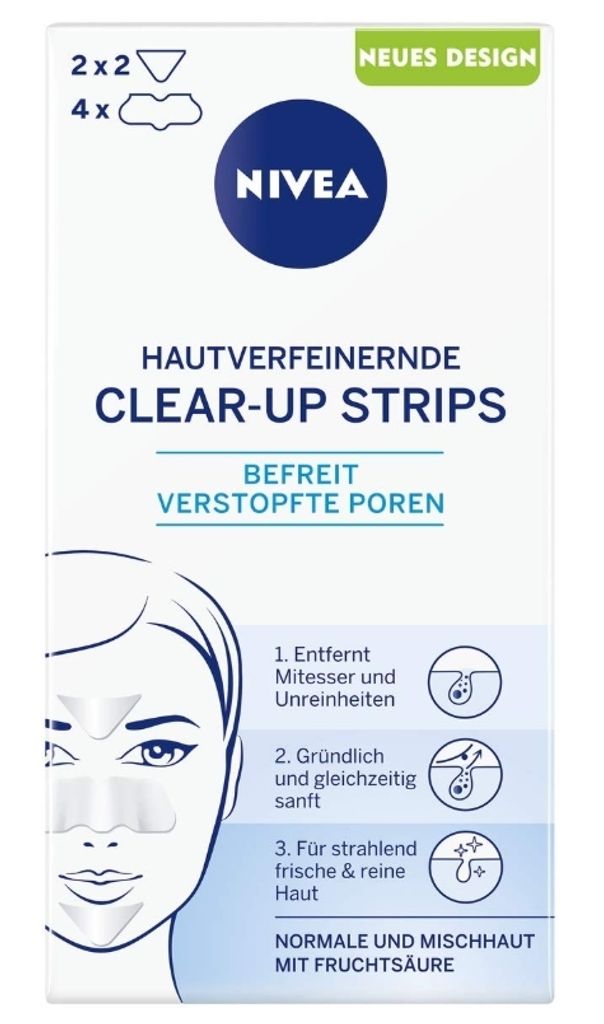 NIVEA 86401 NIVEA HAUTVERFEINERNDE CLEAR-UP STRIPS Obrázok produktu 