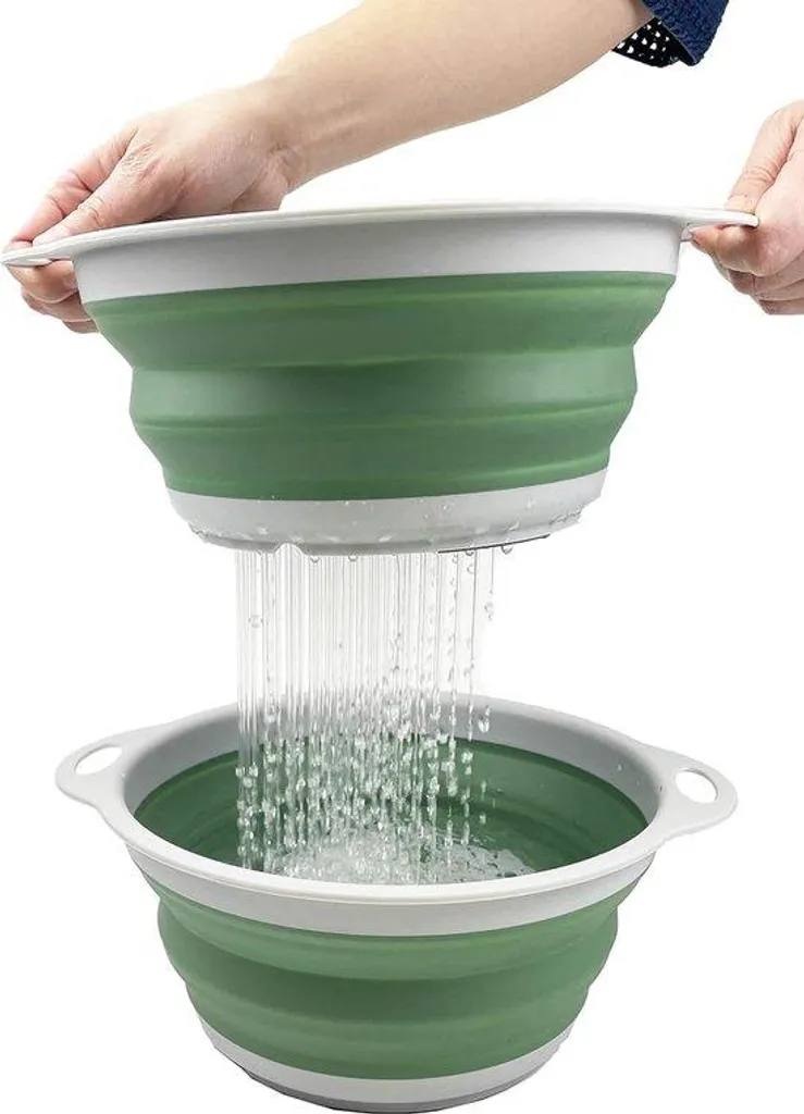 Bassine de Rangement 2,6 L Pliable en Silicone TPE - Ultra Légère et Robuste