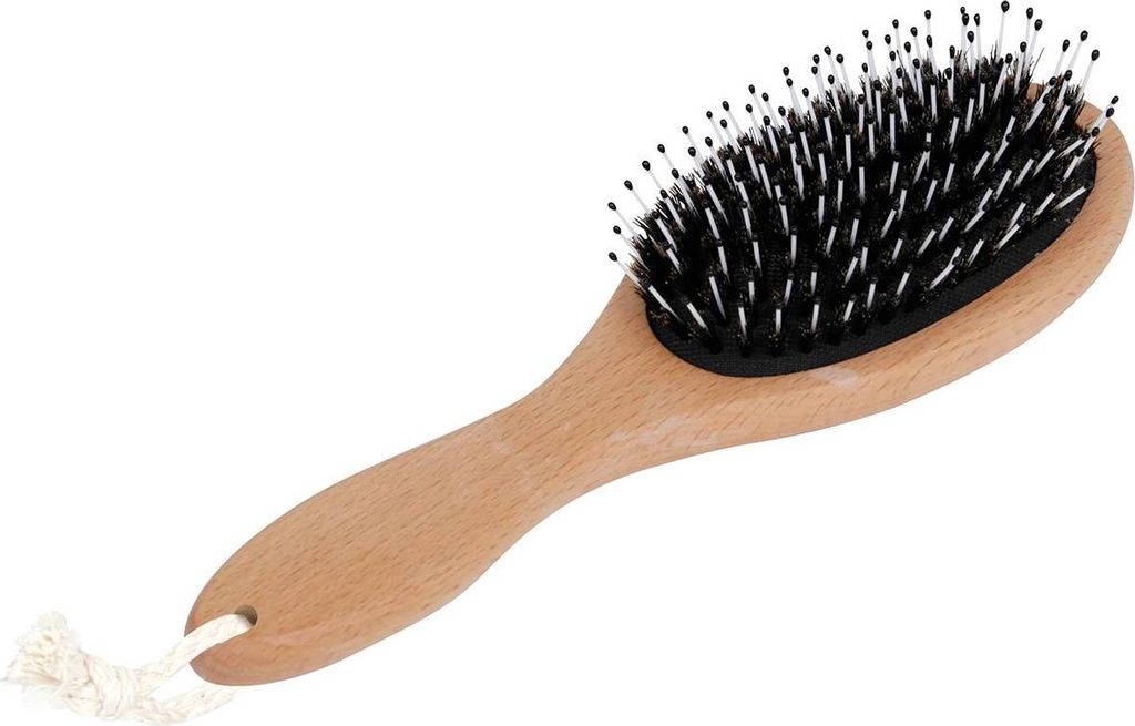 Flache haarbürste abgerundete form - holz - Tendance
