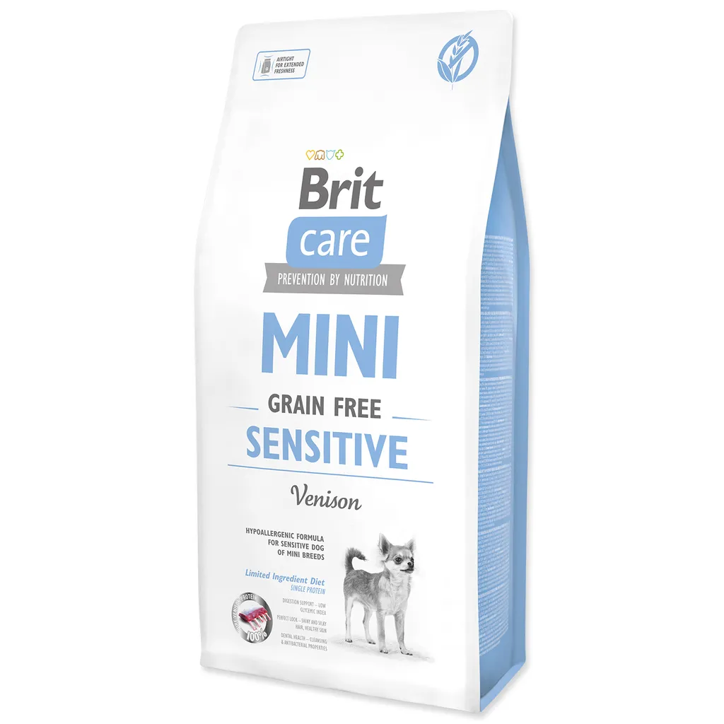 Brit Care Grain Free Mini Sensitive 7kg | Crocchette Ipoallergeniche Cervo
