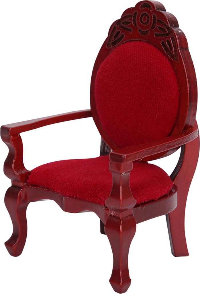 1:12 Poppenhuis Miniatuur, Vintage Houten Gebeeldhouwde Productafbeelding 