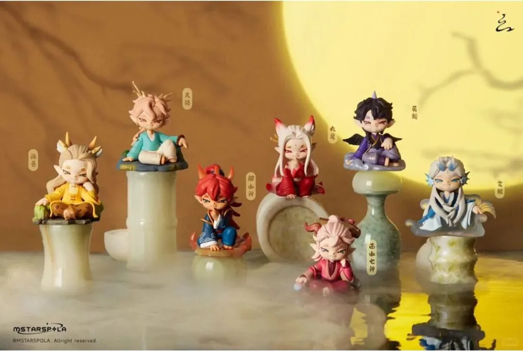 Figurines Articulées Stars 9 cm - Set Complet de 6 Modèles Originaux