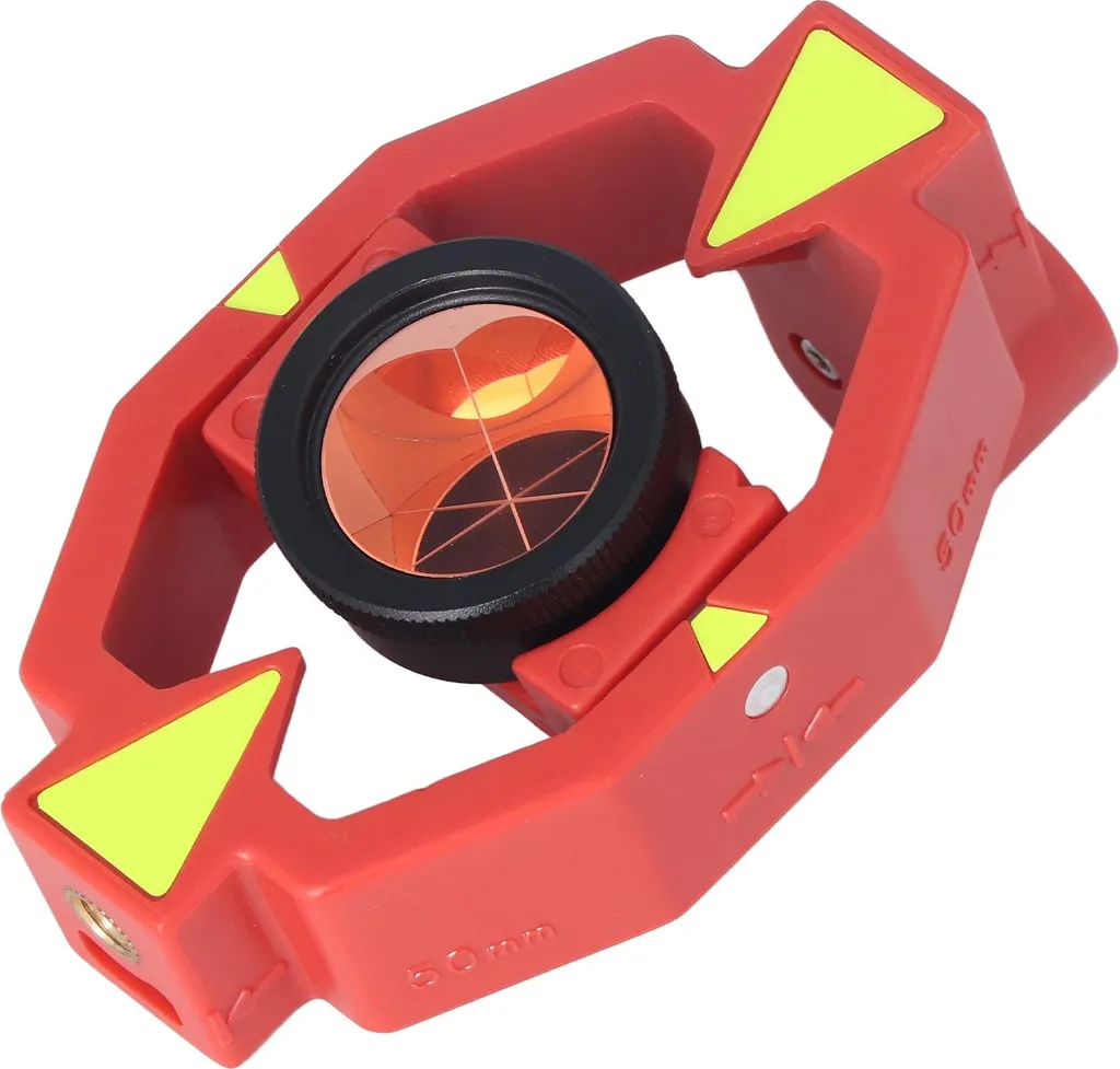 Mini prisme topographique pour mesures étroites, offset 17,5 mm