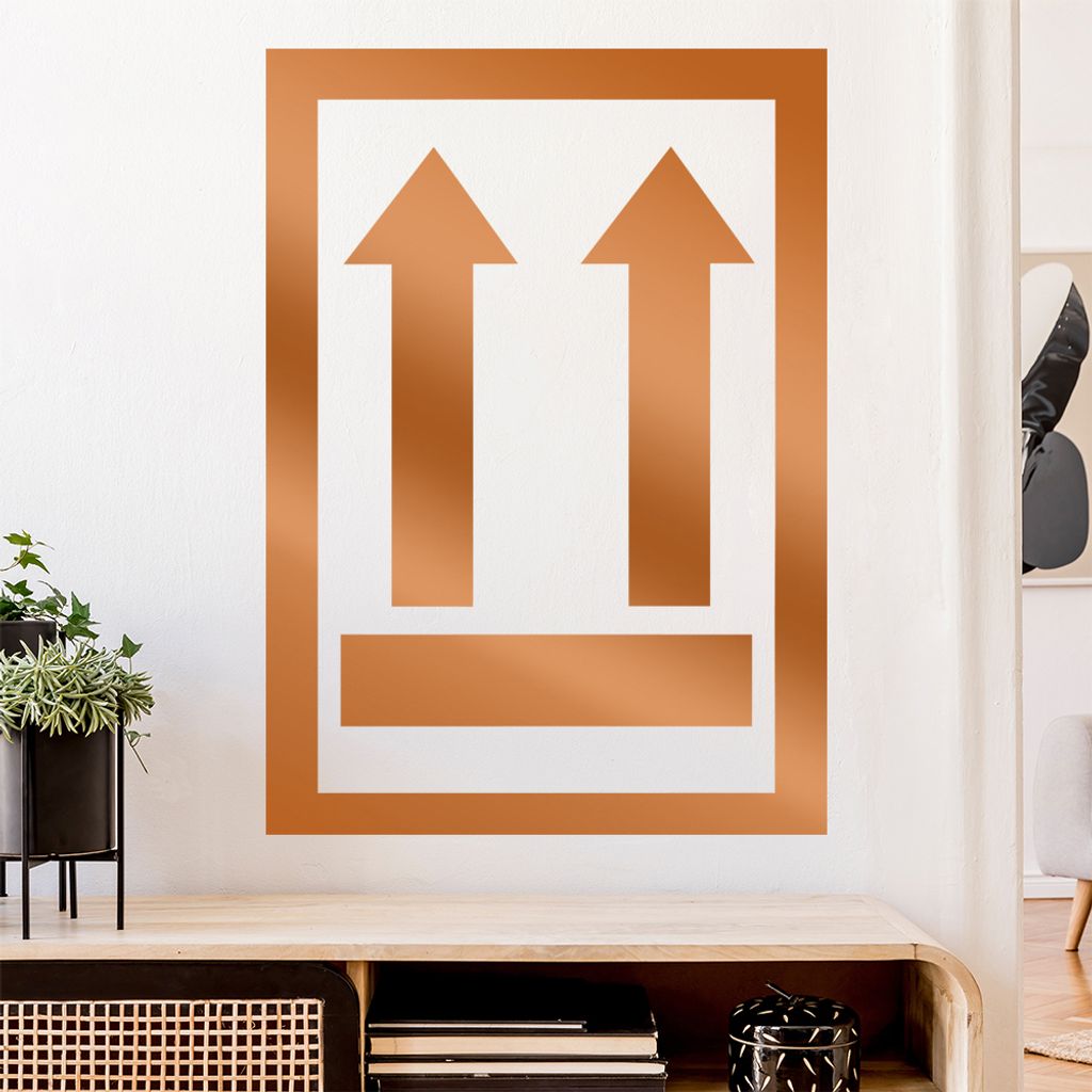 Nicht stürzen - Oben Wandtattoo Wandaufkleber Wall Sticker - Dekoration, Küche, Wohnzimmer, Schlafzimmer, Badezimmer