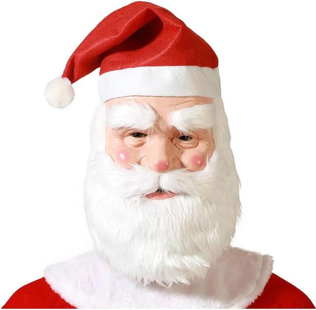 Atosa Maske Und Hut Weihnachtsmann Rot  Rot One Size Produktbild 
