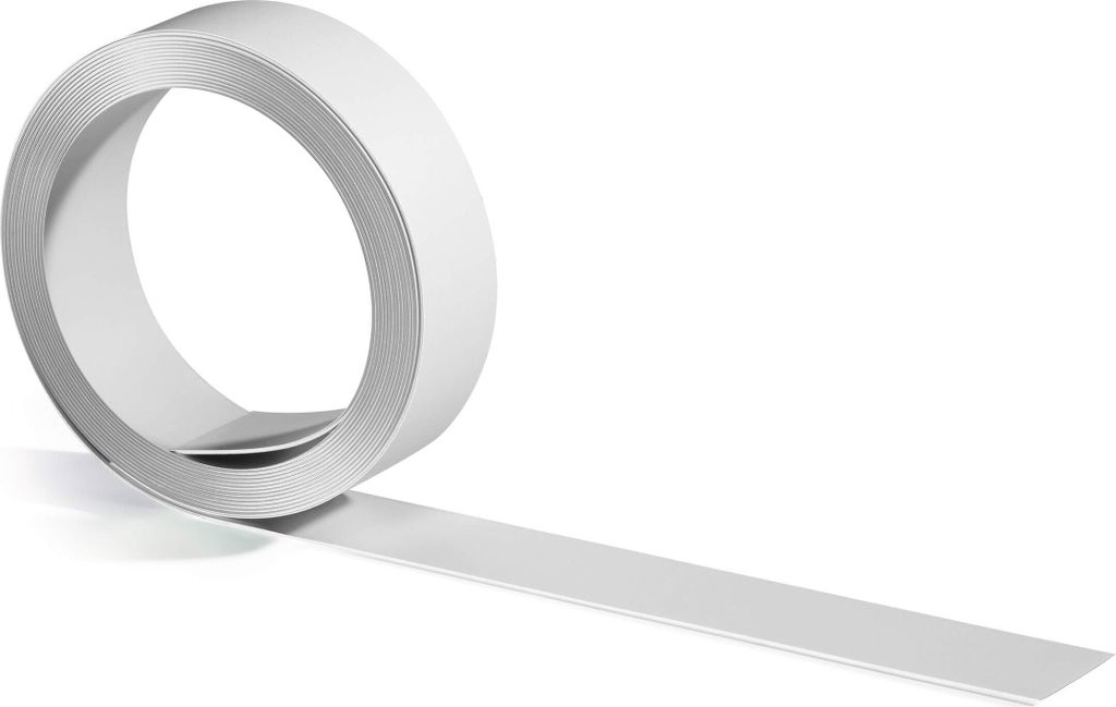 DURABLE Selbstklebendes Metallband 5 m x 35 mm, 471502 weiß Produktbild 