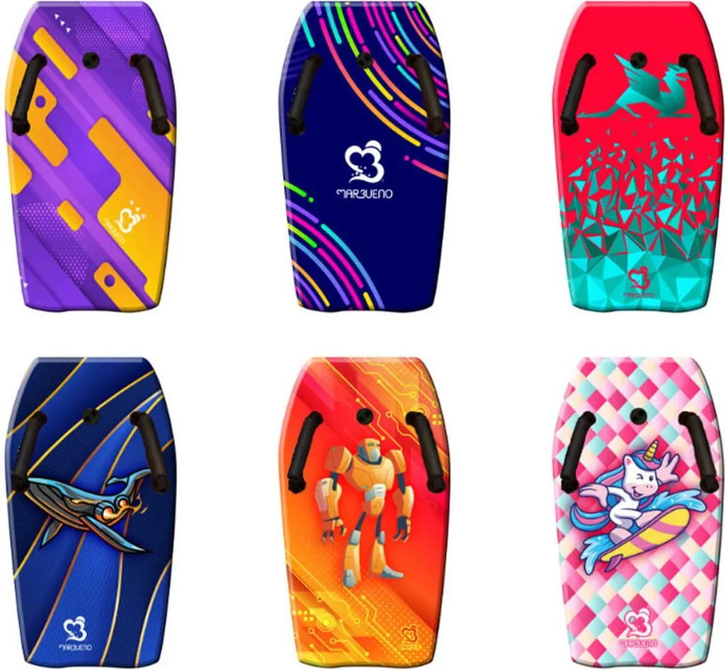 Table de Bodyboard Marbueno 4x68x43cm Légère et Haute Flottabilité