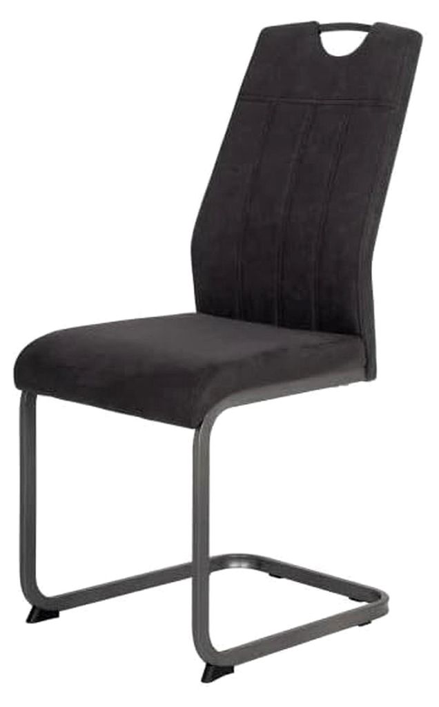 Schwingstuhl Metall grau Vintage anthrazit