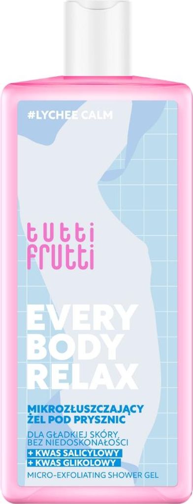 #LycheeCalm Mikro-Peeling-Duschgel mit Salicylsäure und Glykolsäure