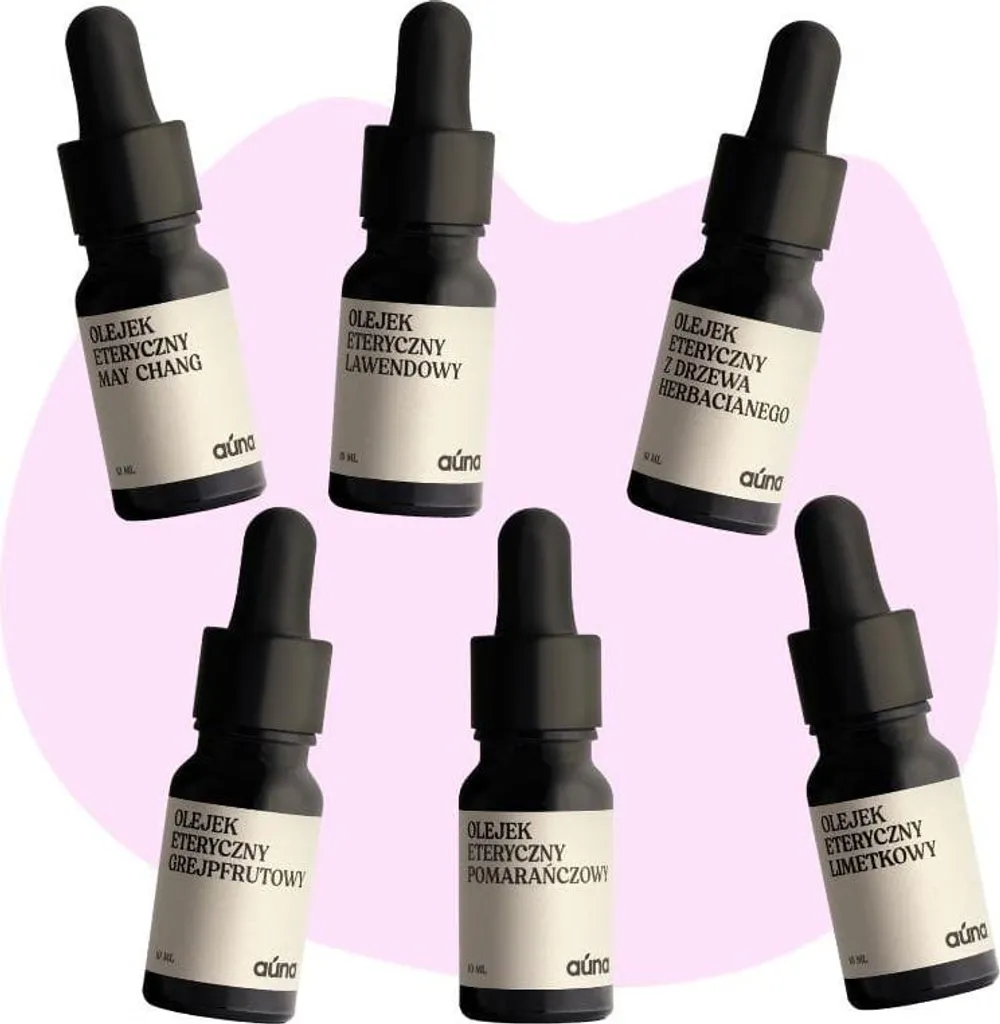 Set 6 Oli Essenziali Naturali 10ml - Lavanda, Tea Tree e Agrumi Puri
