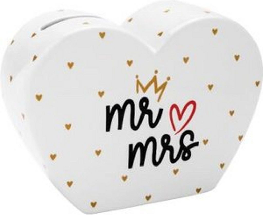 Spardose Motiv Hochzeit Mr & Mrs