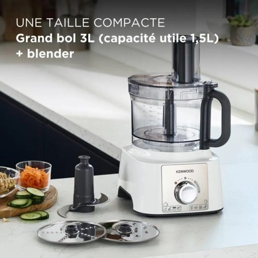Robot multifonction Express FDP65.450WH avec pesage intégré 3L - 9