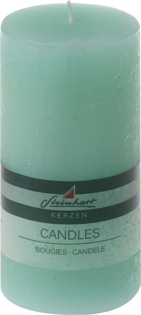 Stumpenkerze "Raureif" Mint 150/78 mm Steinhart Kerzen in Produktbild 
