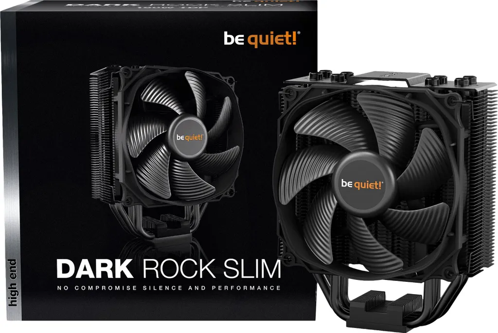 Ventirad CPU be quiet! Dark Rock Slim 120mm noir pour boîtier PC compact