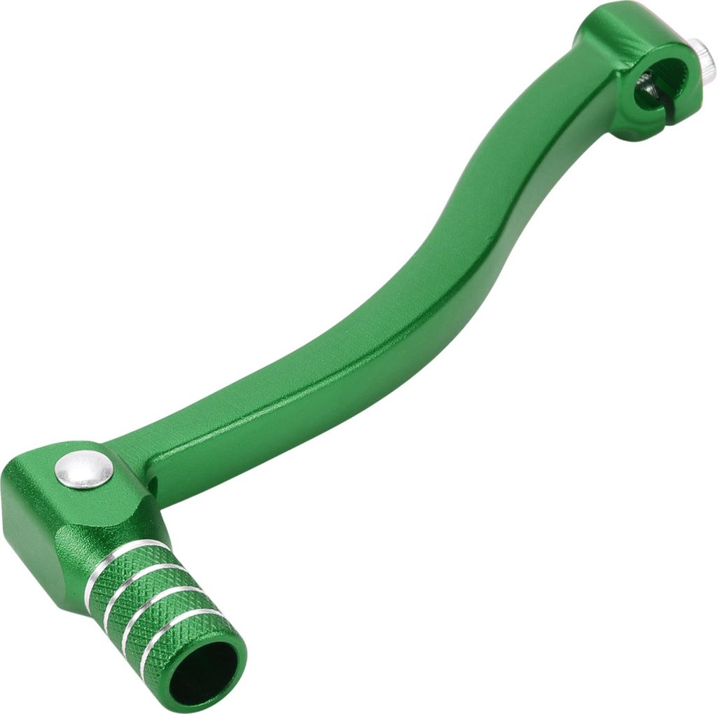 Faltbarer Motorrad-Gangschalthebel für Kayo T6 Aluminiumlegierung Pedal-Schalthebelarm Grüner Hebel Grüner Kopf
