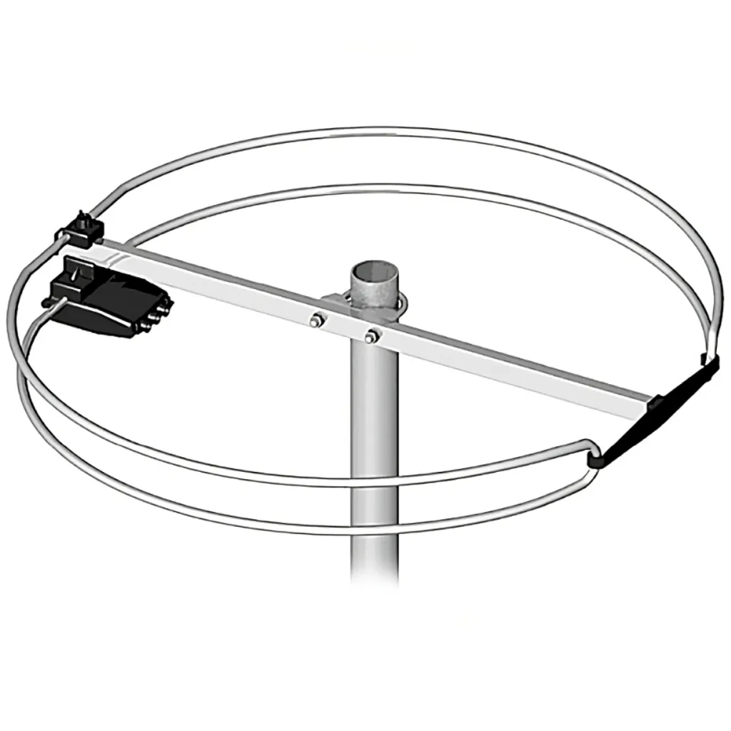 Antenne TV dipôle circulaire VKV extérieure pour signal FM stable