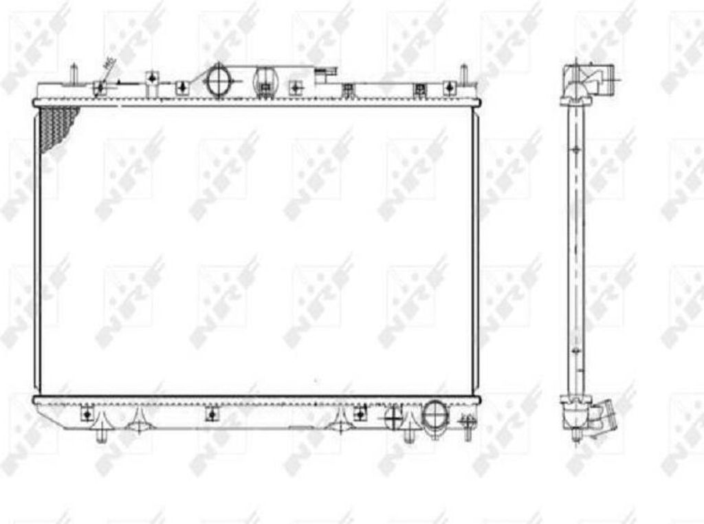 Kühler, Motorkühlung NRF 53420
