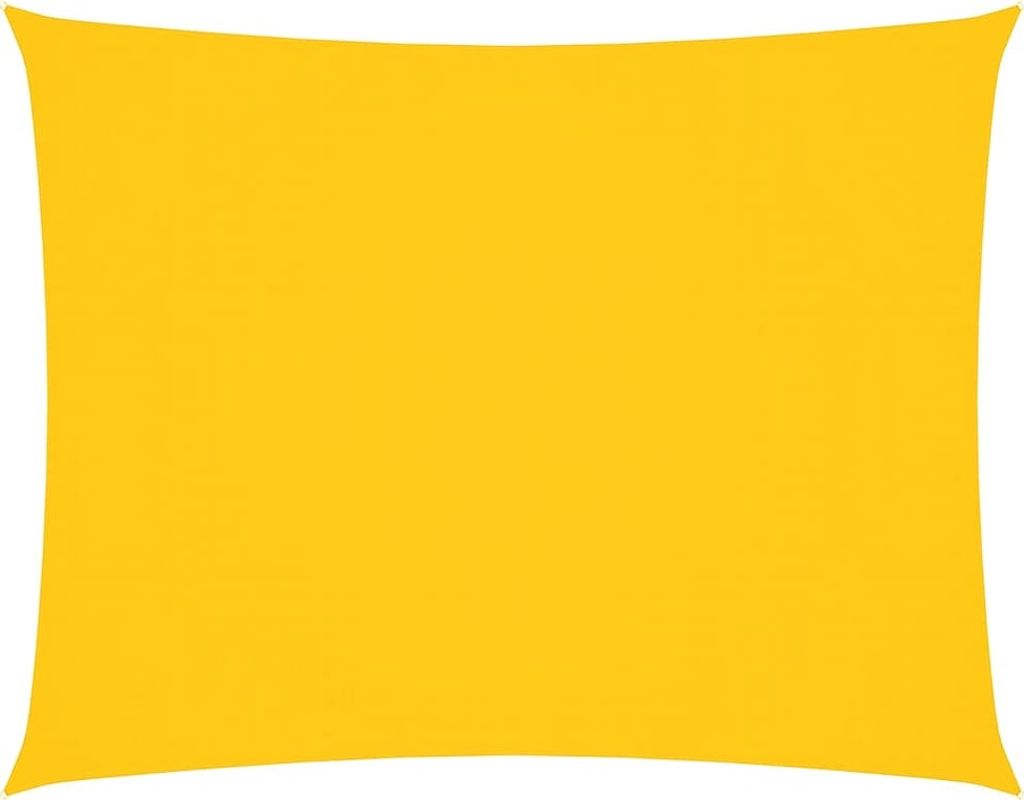 Sonnensegel Oxford-Gewebe Rechteckig 5x6 m Gelb