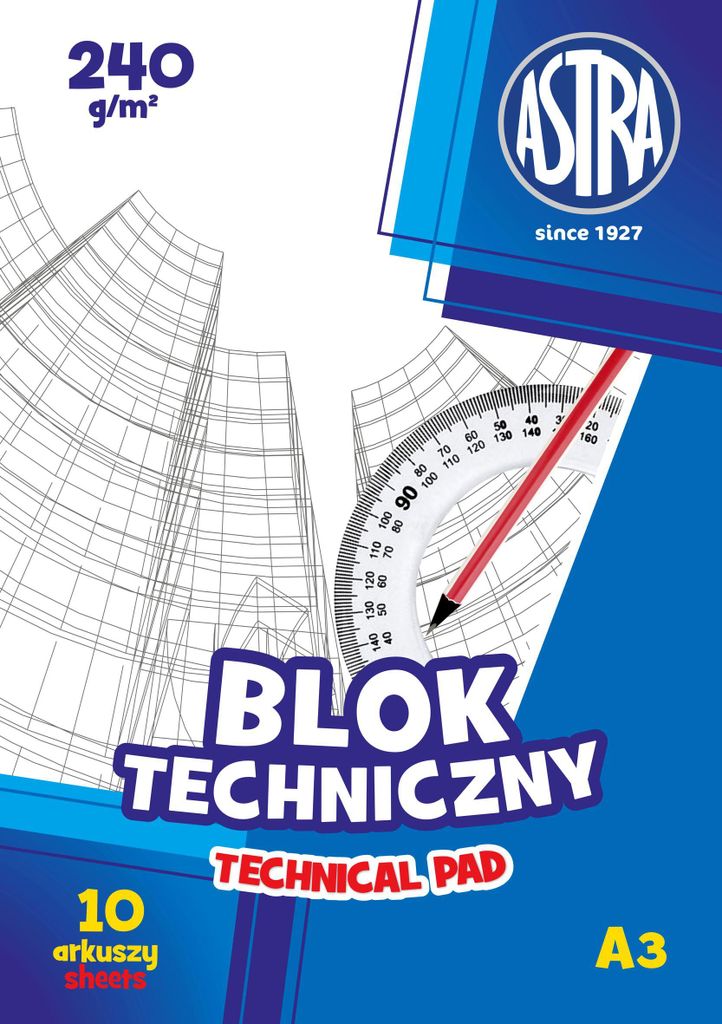 ASTRA Skizzenbuch / Sketchbook A3, 10 Blatt 240g/m2, 106119007